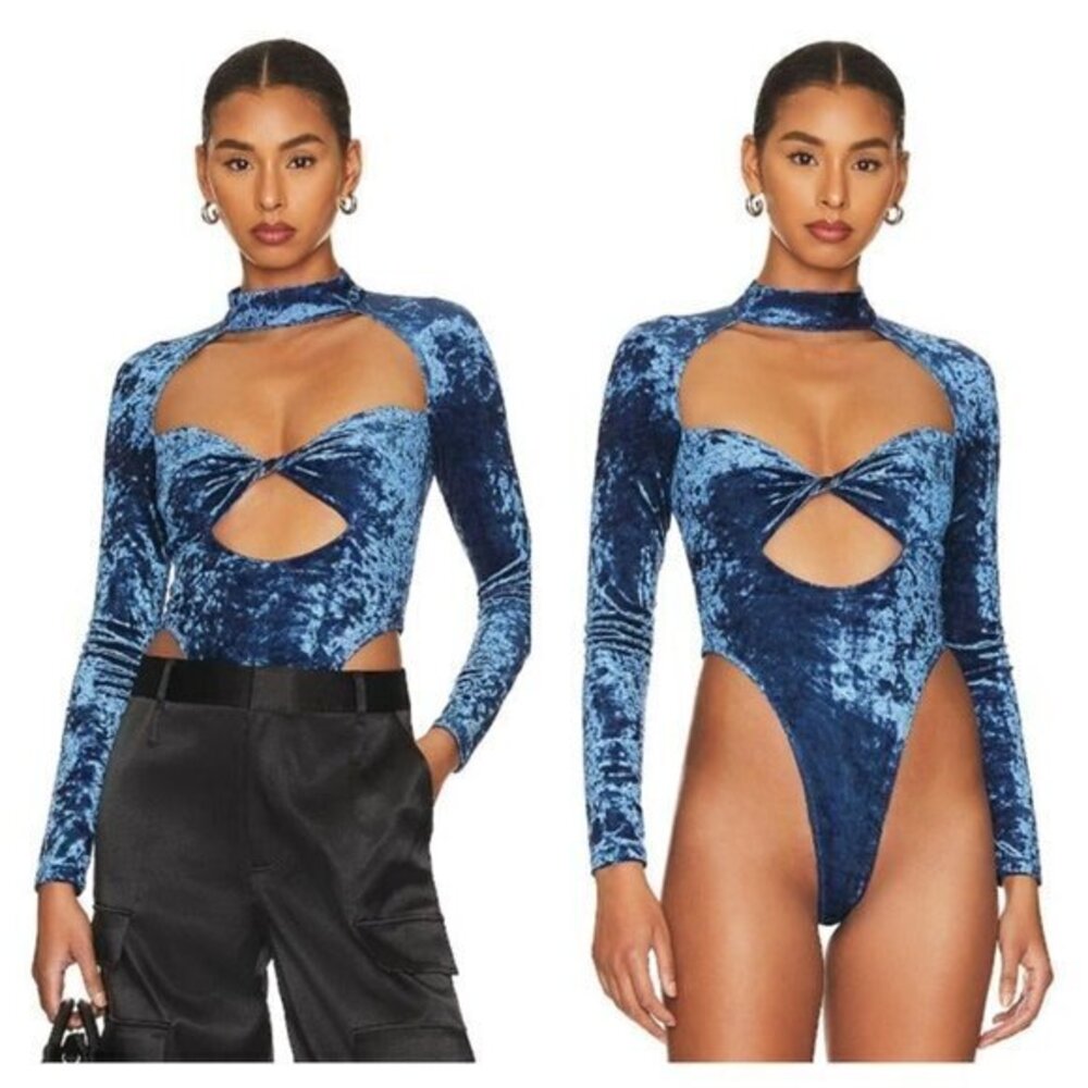 H:ours Jasmine Bodysuit - Navy